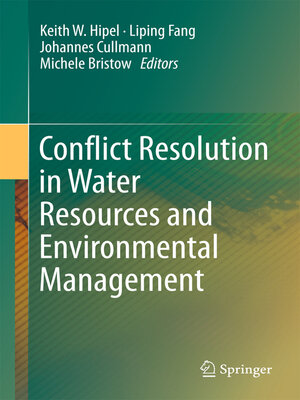 cover image of Conflict Resolution in Water Resources and Environmental Management